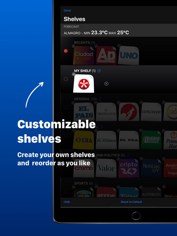 Screenshot #6 pour Journaux de Shelfy