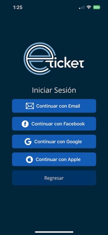 eticket iPhone screenshot 2