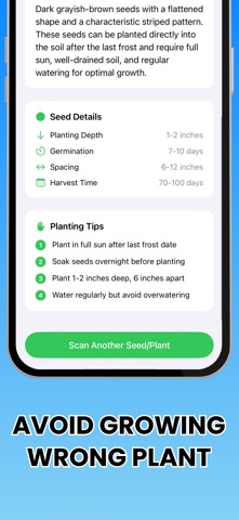 Seed identifer Ai Scanner screenshot