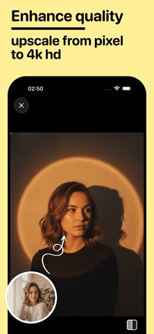 Lucent · AI Photo Enhancer 4K iPhone screenshot