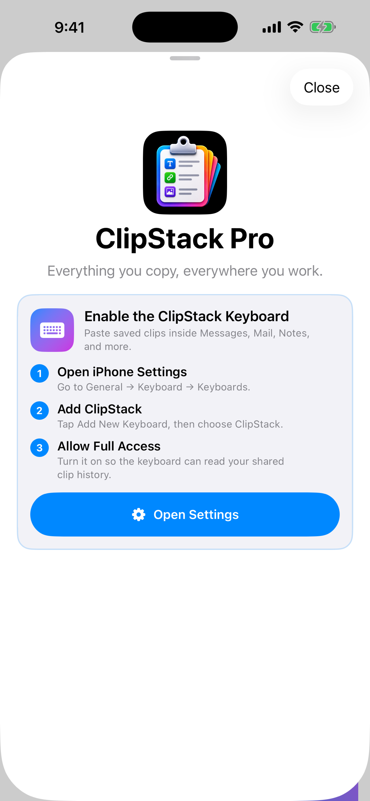 ClipStack: Clipboard Manager screenshot 4
