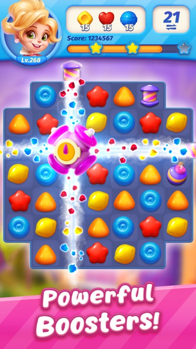 Screenshot #1 pour Sweets Match - Match 3 Game