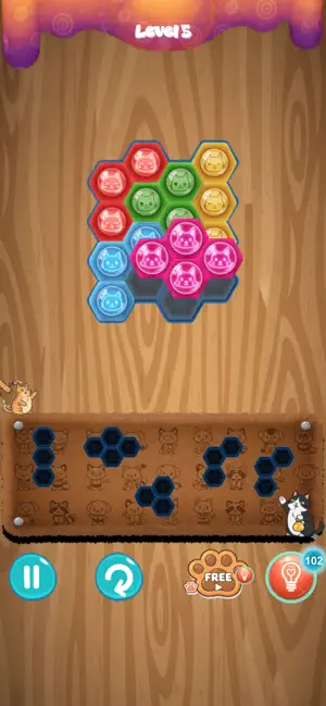 Furry Blocks Puzzle screenshot 3