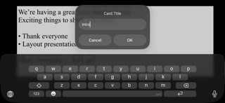 Cue Cards iPhone screenshot
