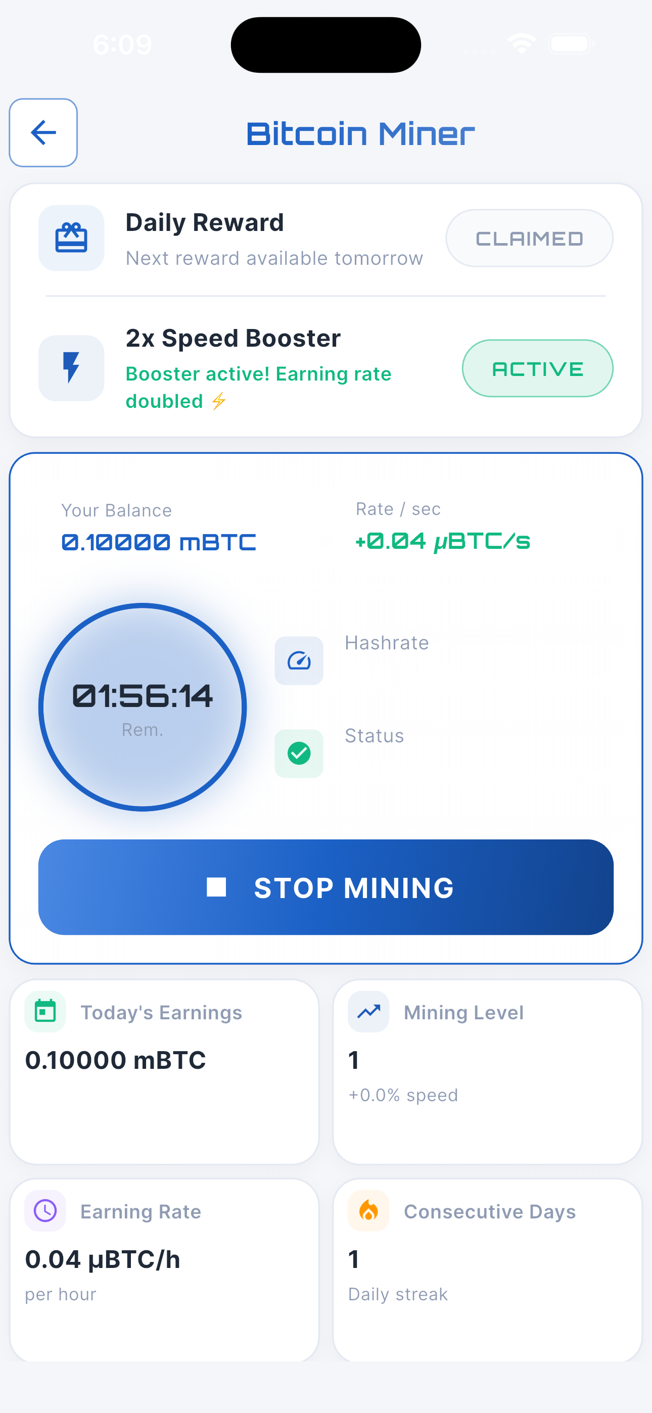 BTC Mining Simulator screenshot 2