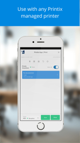 Tungsten Printix App screenshot