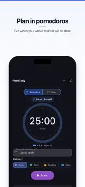 FlowTally: Focus Timer screenshot 1