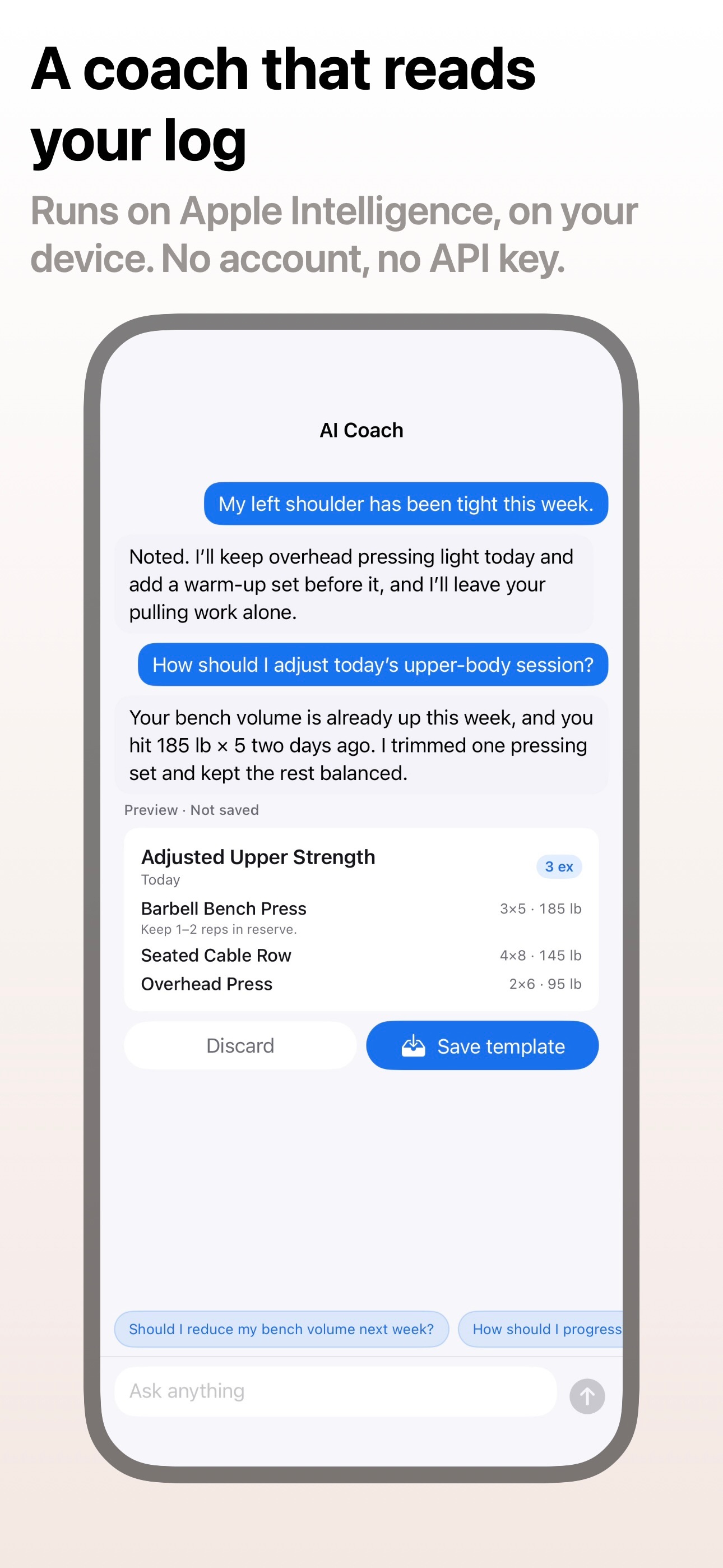 Screenshot 2 of LiftCoach