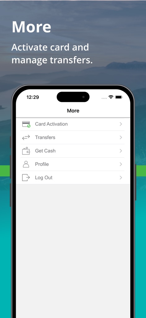 Go Program Way2Go Card - 이 앱은 '카드 활성화' 및 '자금 이체'와 같은 중요한 카드 관리 기능을 제공합니다.