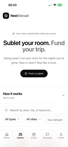 Nest Abroad Screenshot 3 of 3