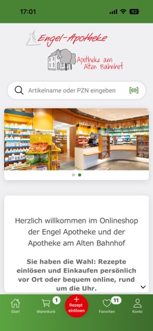 Engel&Bahnhof Apotheke VELEN screenshot