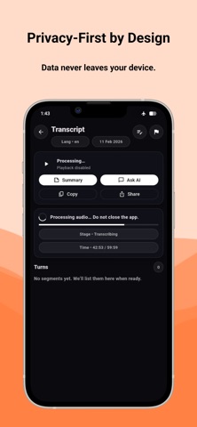 Meeting Transcript Unlimited Screenshot 5 of 8