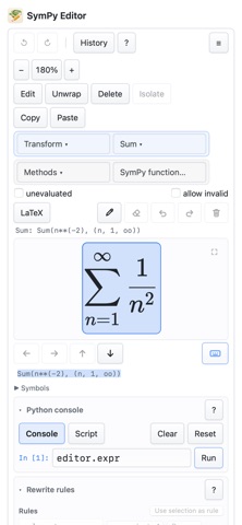 SymPy Editor Screenshot 3 of 10