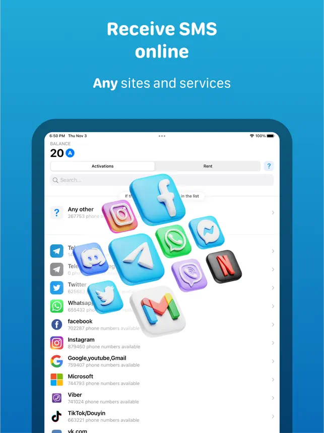 SMS Virtual - Receive SMS_3