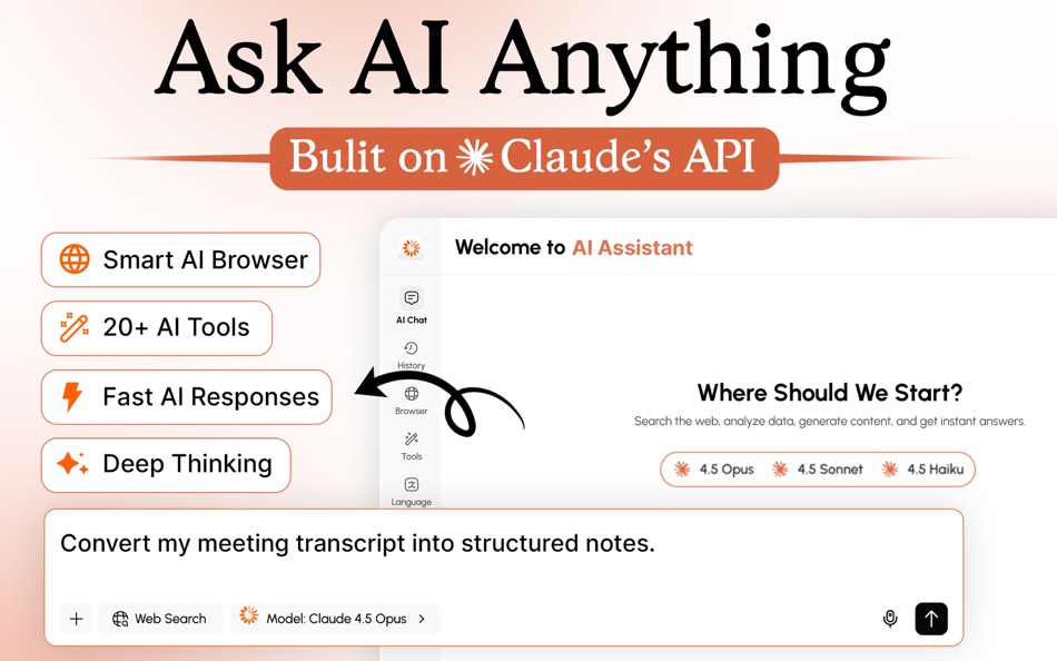 #1. AI Assistant & Browser - Clax (macOS) By: Muhammad Umar