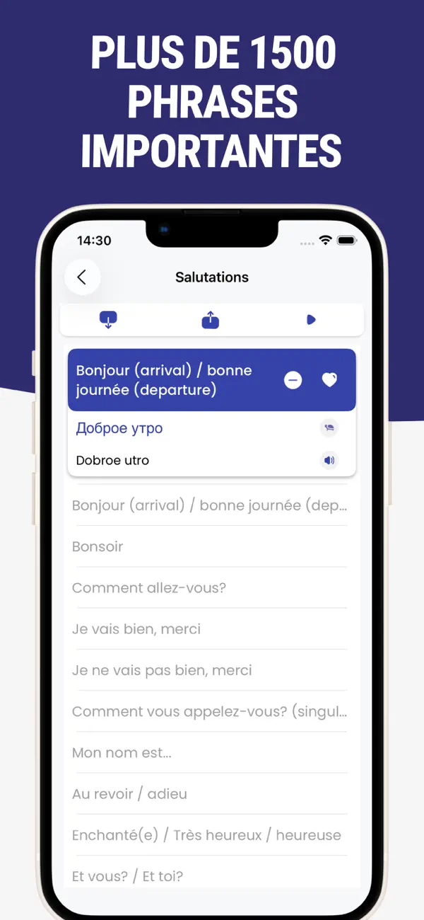 Screenshot #2 pour Apprendre le Russe - Phrases
