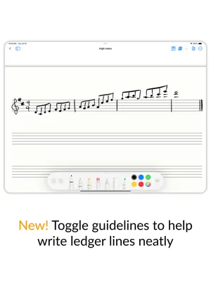 StaffPaper - music notebook screenshot 3