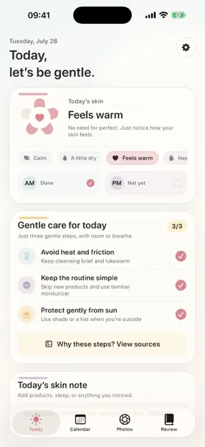Hada Koyomi: Skin Journal screenshot 1