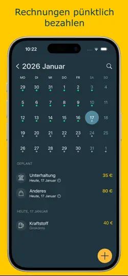 Screenshot von Money Pro auf dem iPhone 6