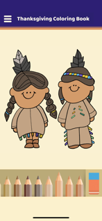 Thanksgiving Coloring Book screenshot 2
