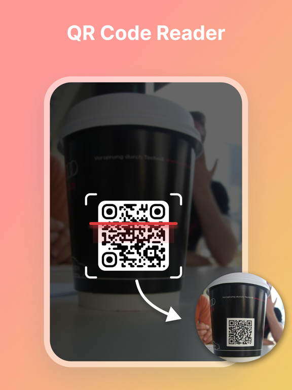 Scan QR Code Generator Reader iPad screenshot 5 - Productivity app