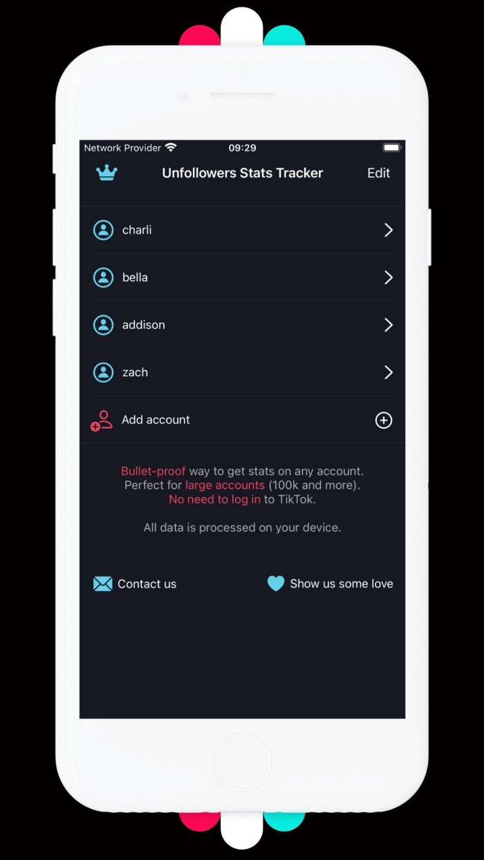 Unfollowers stats tracker