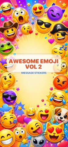 Awesome Emoji Stickers Vol. 2 screenshot