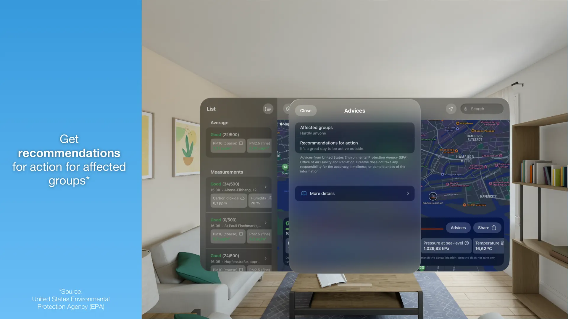 Breathe - Air Quality Monitor screenshot 2
