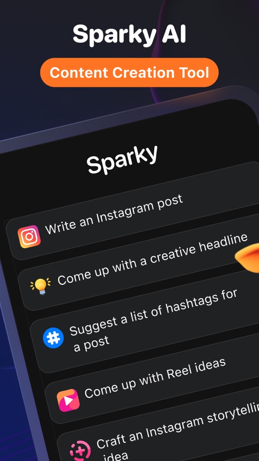 #1. Sparky - AI Content Creator (iOS) 来自: Foresko
