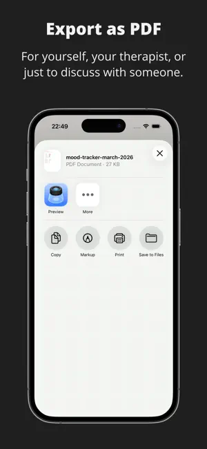 Mood Tracker Calendar screenshot 4