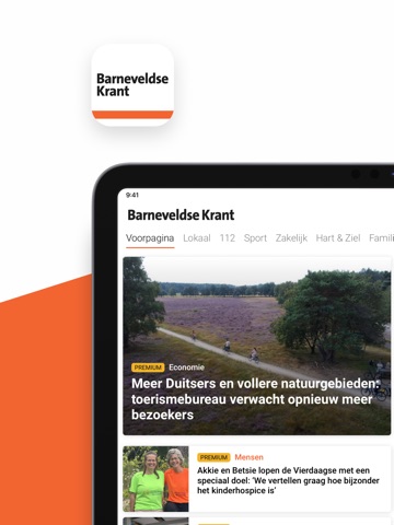BarneveldseKrant.nl iPad screenshot