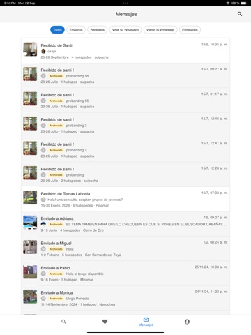 Parairnos.com iPad screenshot 5