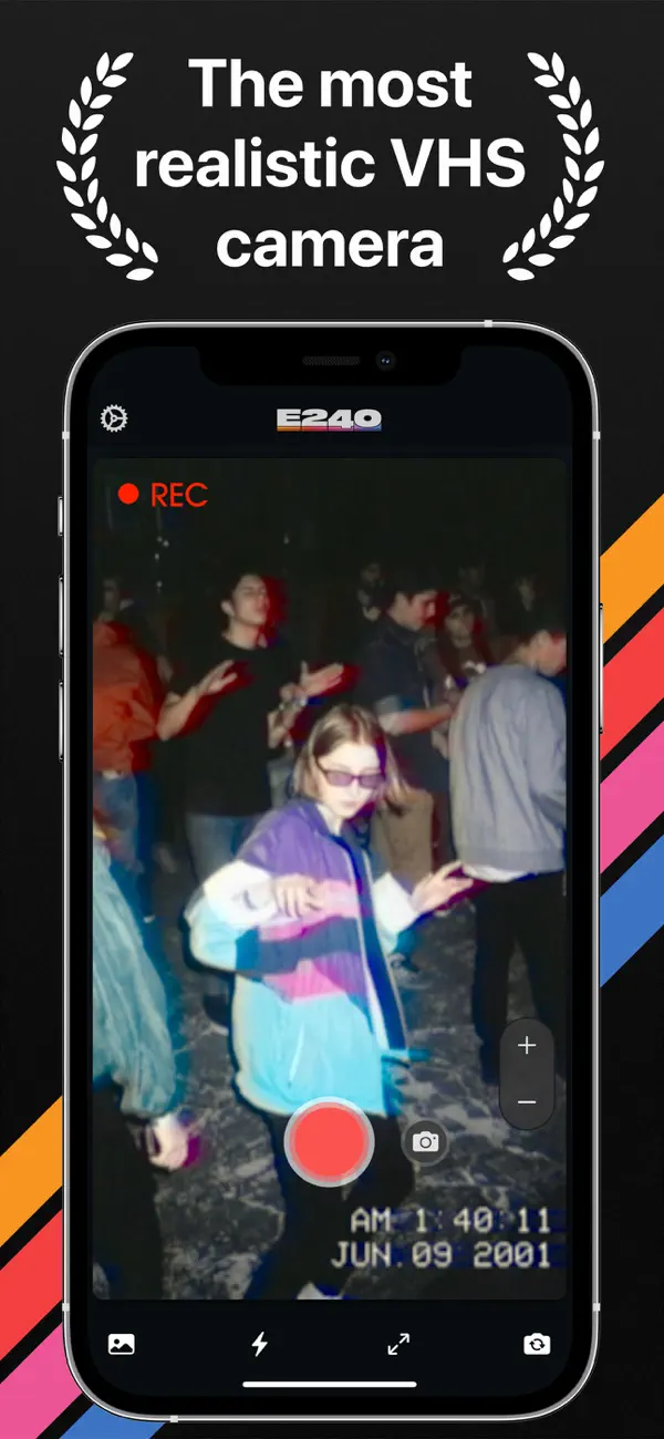 #1. VHS cam - E240 (iOS) 由: Maxim Kartuzov