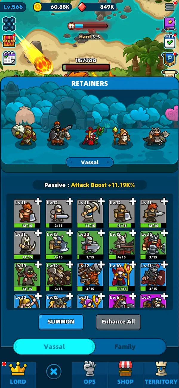 Lord Rising iOS Mod IPA screenshot 6 - iOS game interface