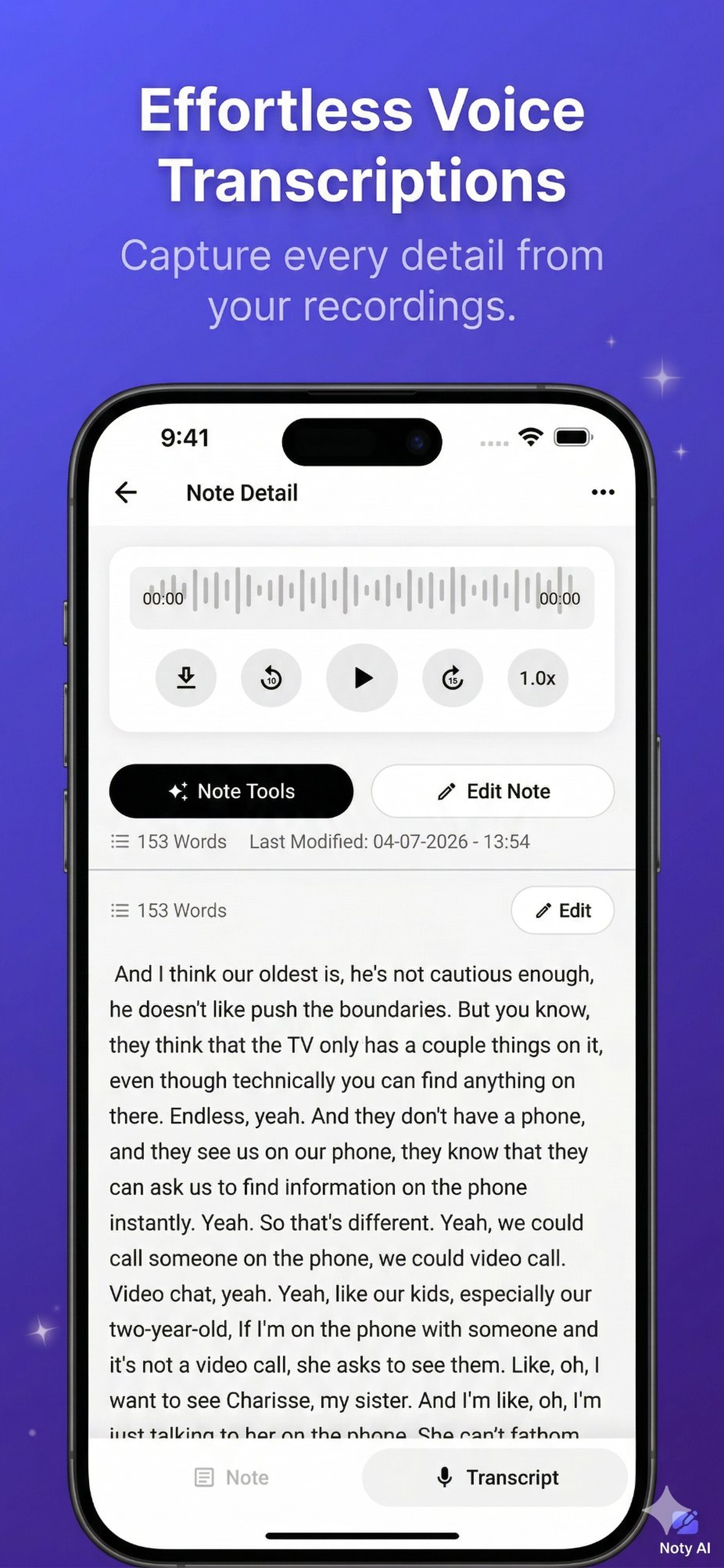 Noty AI: Smart Note Taker