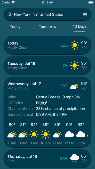 Tenki Weather Screenshot 3 - AppWisp.com Tenki Weather Screenshot 3 - AppWisp.com