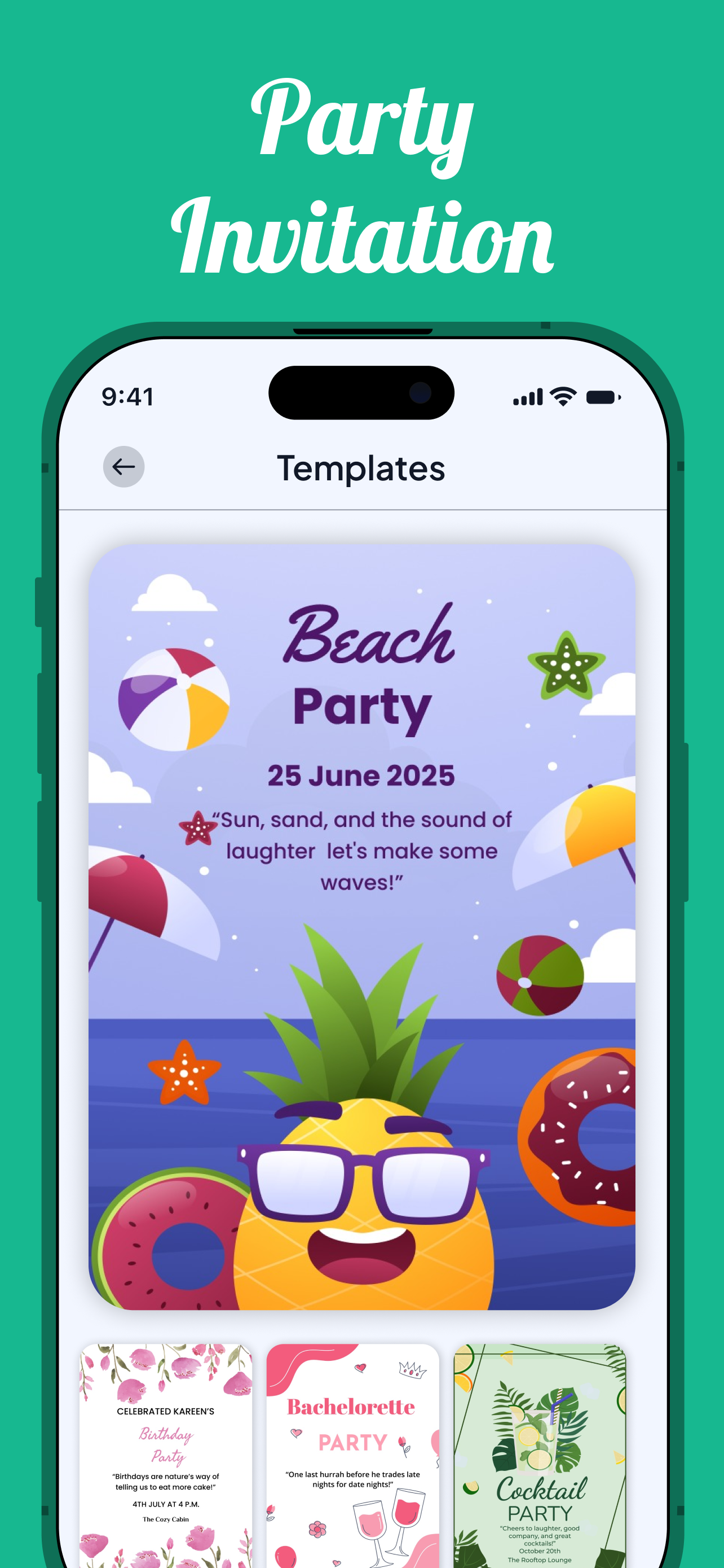 Invitation Maker Cards & RSVP screenshot 6