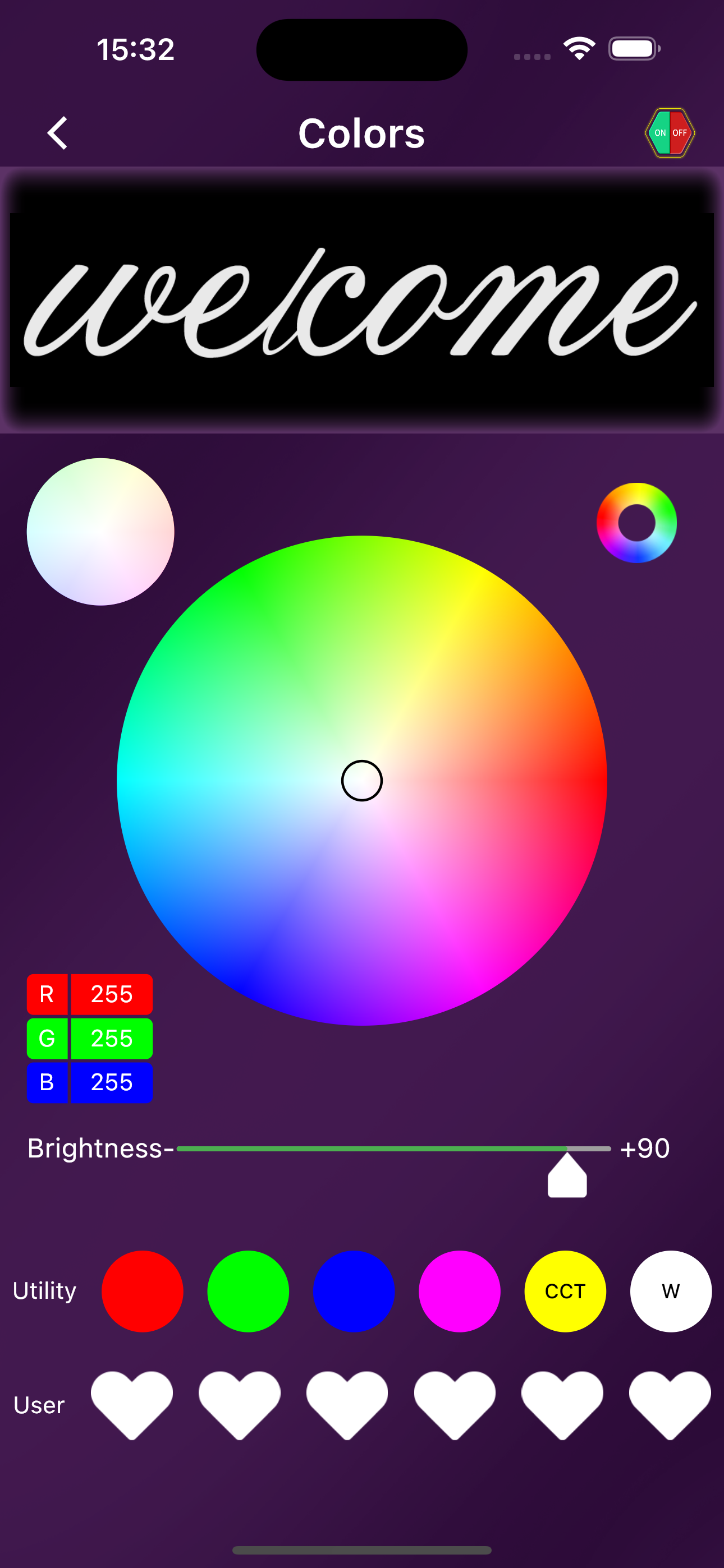 Colourful LED
