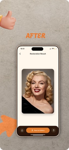Vintage AI - Photo Enhancer iPhone screenshot