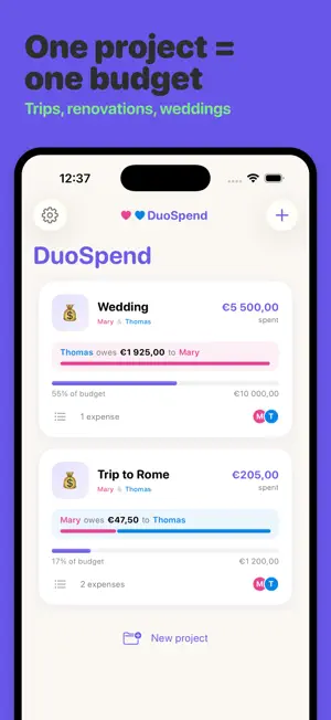 DuoSpend Budget screenshot 4