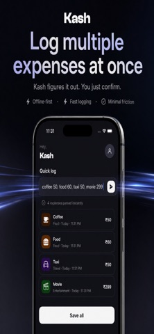 Kash - Expense Tracker screenshot