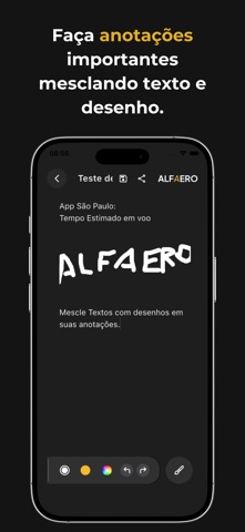 Alfaero EFB screenshot