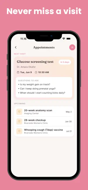 Pregnancy Week Tracker: Bloom screenshot 4