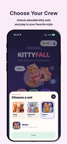 KittyFall - Tuck In Kittens Screenshot 3 of 4