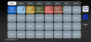 Cavit Setlist screenshot 2