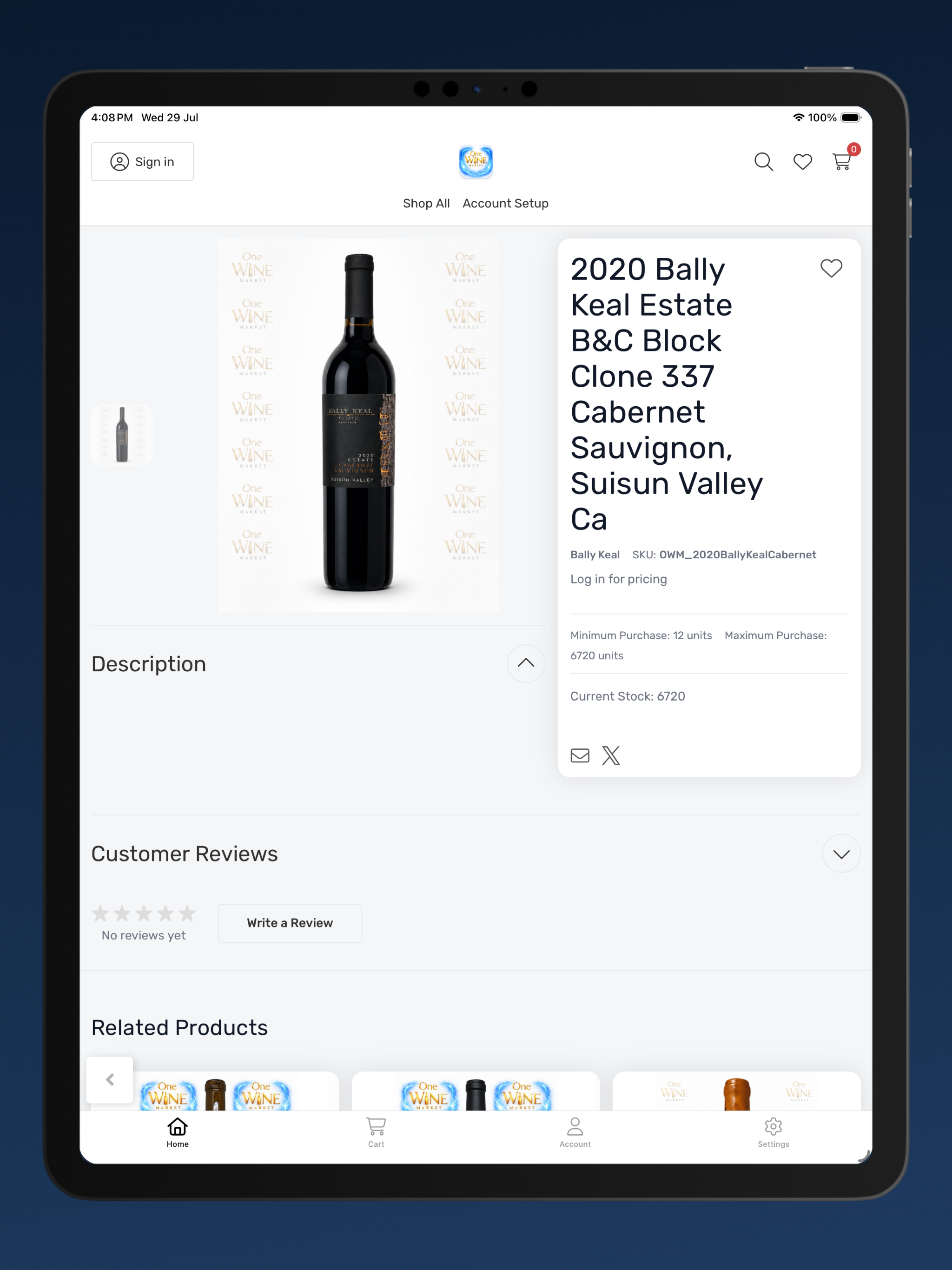 OneWineMarket App screenshot 6
