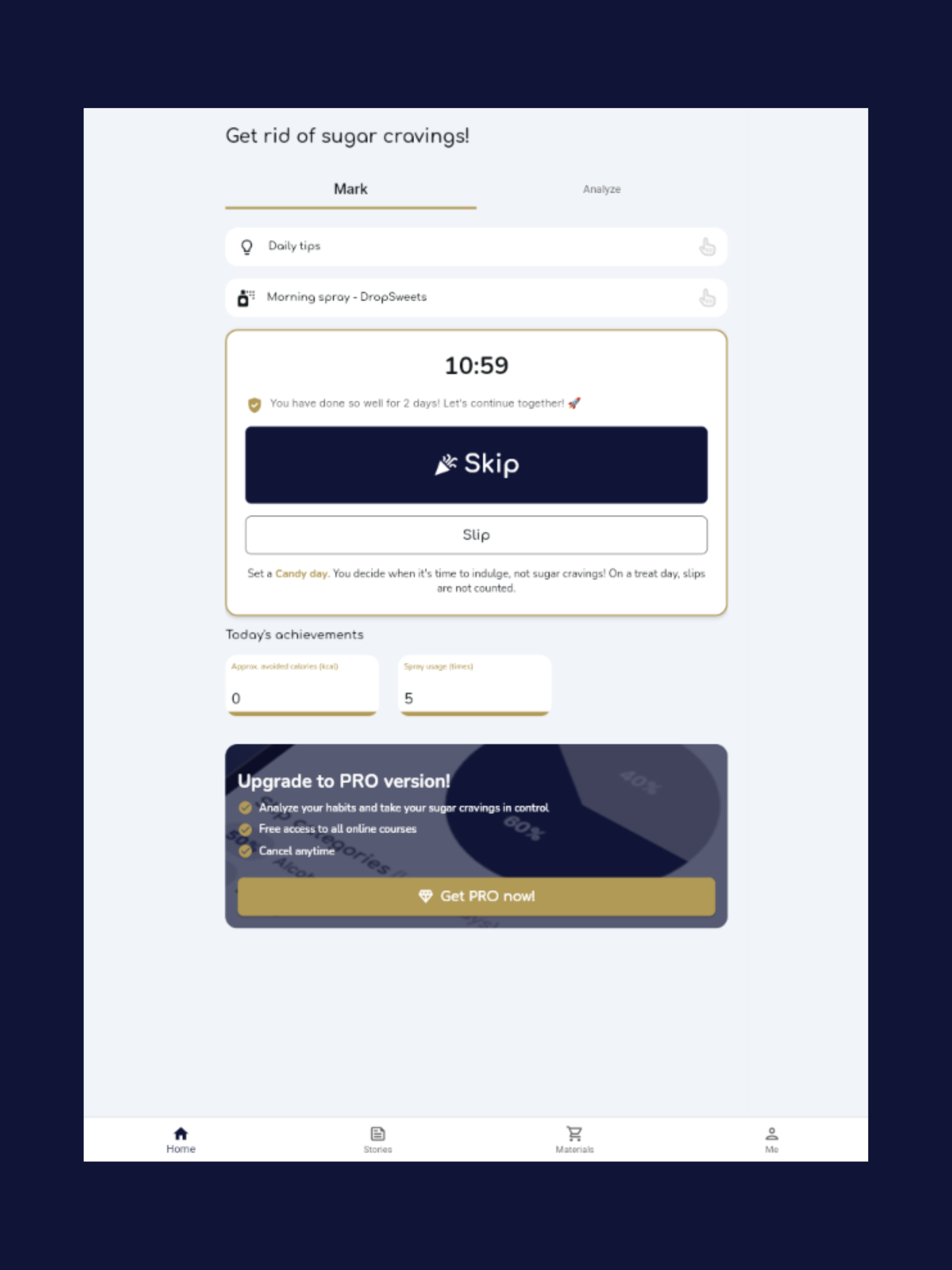 Drop Sugar Habit screenshot 8
