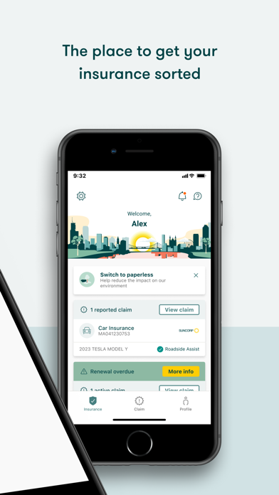 Suncorp Insurance App Screenshot