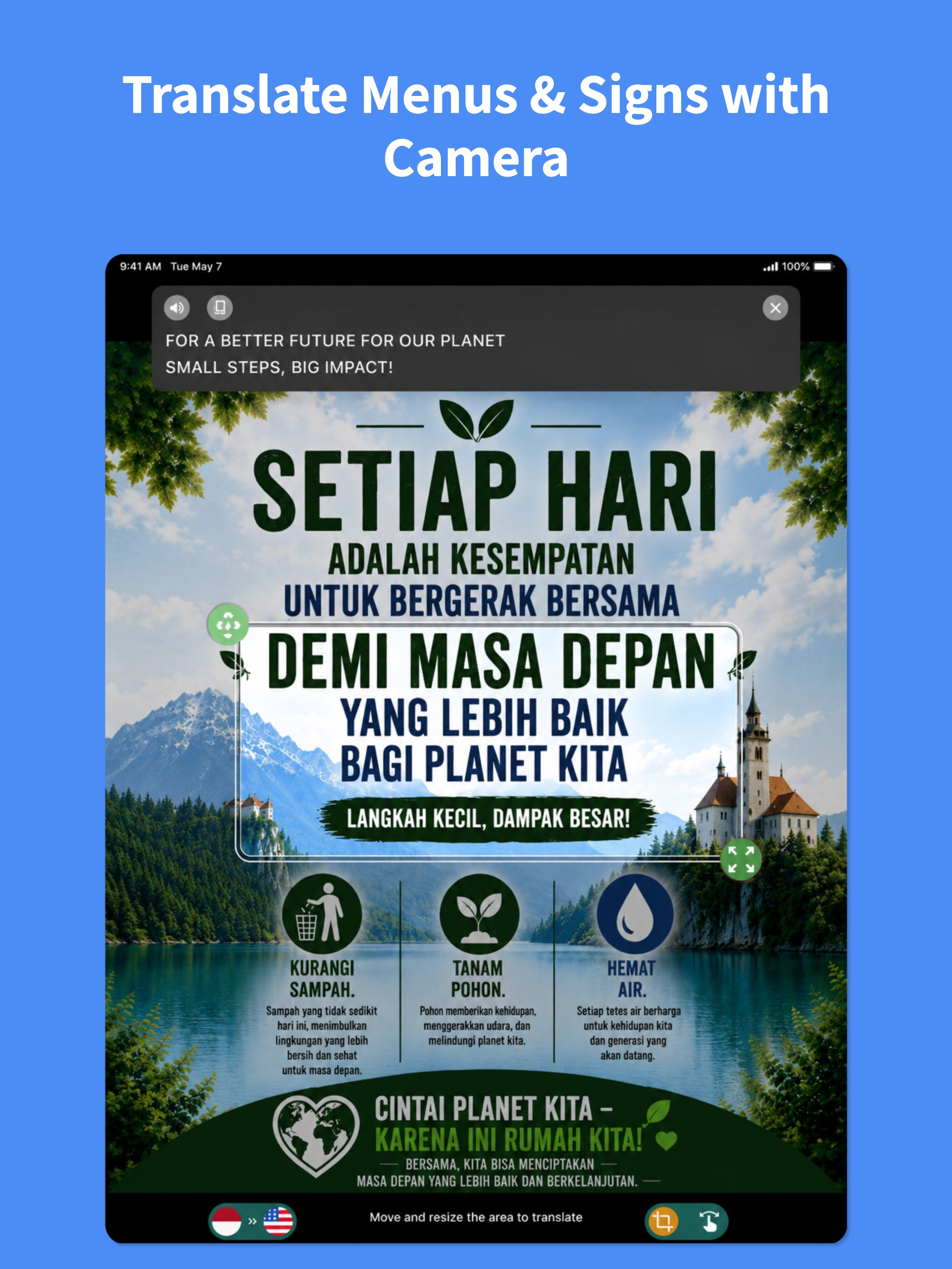 Indonesian Translator: Voice +