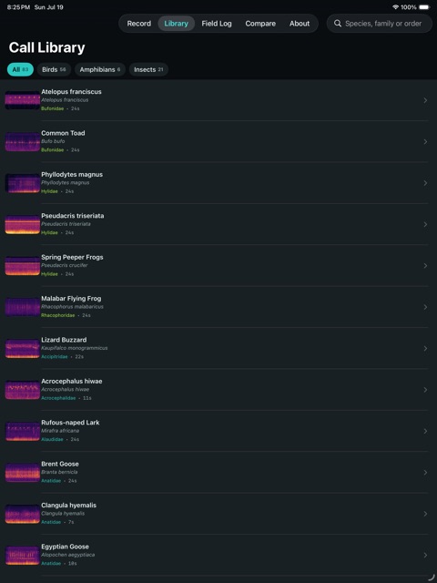 Biophony screenshot 2